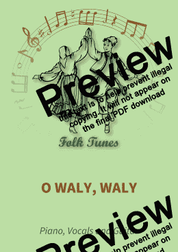 page one of O Waly, Waly