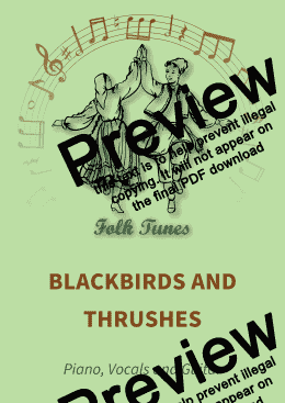 page one of Blackbirds and thrushes