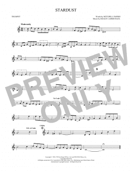 page one of Stardust (Trumpet Solo)