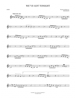 page one of We've Got Tonight (French Horn Solo)