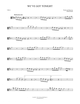 page one of We've Got Tonight (Viola Solo)
