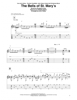 page one of The Bells Of St. Mary's (Guitar Tab)