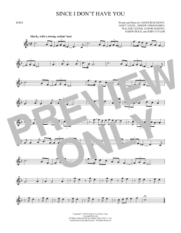 page one of Since I Don't Have You (French Horn Solo)