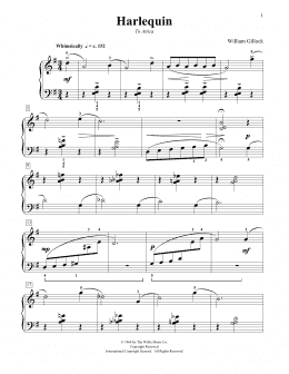 page one of Harlequin (Educational Piano)