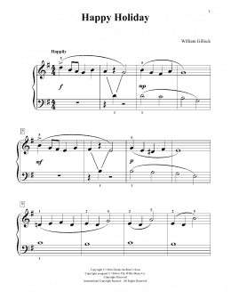 page one of Happy Holiday (Educational Piano)