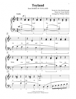 page one of Toyland (Educational Piano)