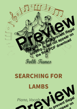 page one of Searching for lambs