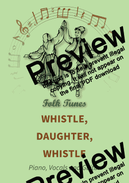 page one of Whistle, daughter, whistle