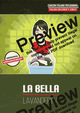 page one of La Bella Lavanderina