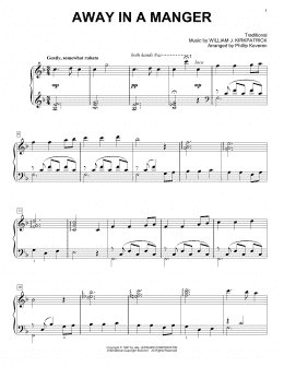 page one of Away In A Manger (arr. Phillip Keveren) (Easy Piano Solo)
