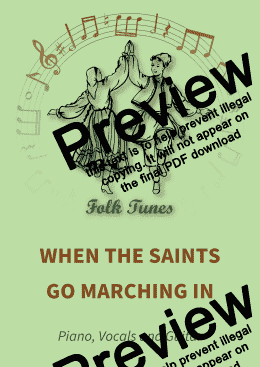 page one of When the Saints Go Marching in
