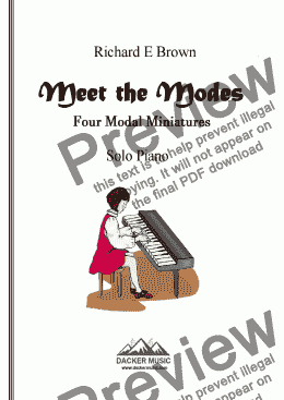 page one of Meet the Modes - Four Modal Miniatures
