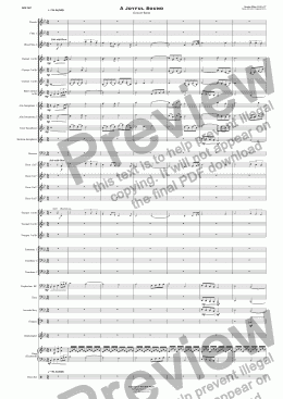 page one of A Joyful Sound - Concert Band