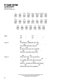 page one of If I Could Tell Her (from Dear Evan Hansen) (Guitar Chords/Lyrics)