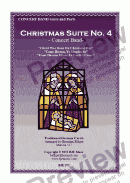 page one of Christmas Suite No. 4  - Concert Band