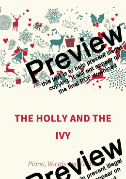 page one of The Holly And The Ivy