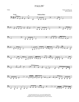 page one of Fallin' (Tuba Solo)