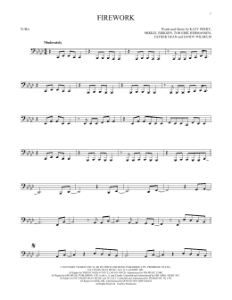 page one of Firework (Tuba Solo)