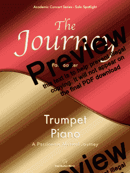 page one of The Journey - [Trumpet & Piano] 