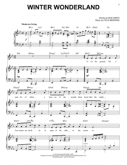 page one of Winter Wonderland [Jazz Version] (arr. Brent Edstrom) (Piano & Vocal)