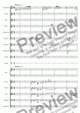 page one of Concerto Clarinette 1- 1er mvt