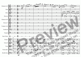 page one of Concerto Clarinette 1 - 2eme Intercalaire