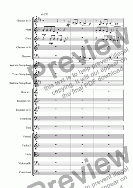 page one of Concerto Clarinette 1 - Final
