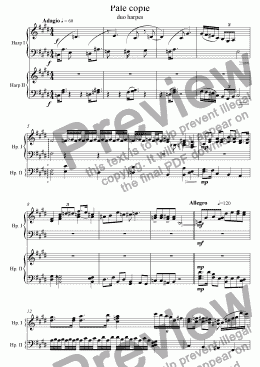 page one of Pale Copie - Duo Harp