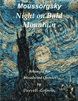 page one of Night on Bald Mountain for Woodwind Quintet