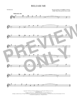 page one of Release Me (Tenor Sax Solo)