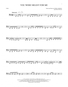 page one of You Were Meant For Me (Tuba Solo)