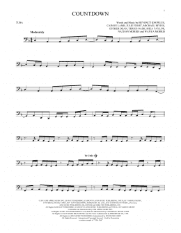 page one of Countdown (Tuba Solo)
