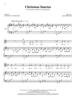 page one of Christmas Sanctus (Piano & Vocal)