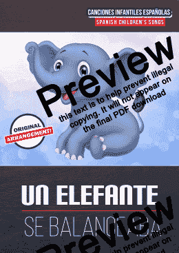 page one of Un Elefante Se Balanceaba