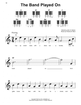 page one of The Band Played On (Super Easy Piano)
