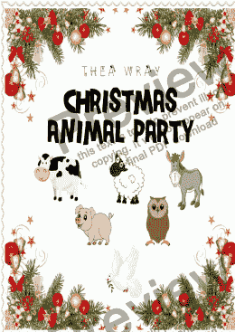 page one of The Christmas Animal Party 