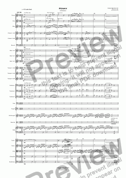 page one of Penny - Orchestra