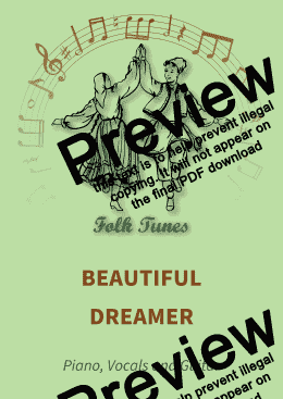 page one of Beautiful Dreamer