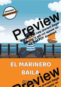 page one of El Marinero Baila