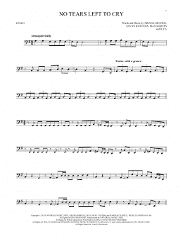 page one of No Tears Left To Cry (Cello Solo)