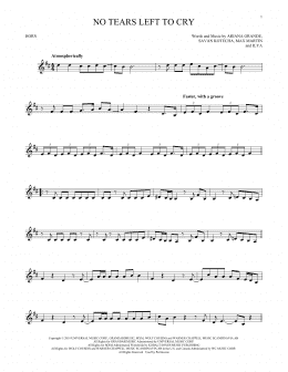 page one of No Tears Left To Cry (French Horn Solo)
