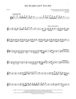 page one of No Tears Left To Cry (Flute Solo)