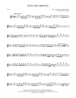 page one of Into The Groove (Flute Solo)
