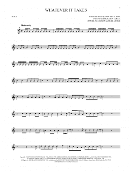 page one of Whatever It Takes (French Horn Solo)