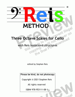 page one of Three octave scales pdf - Full Score