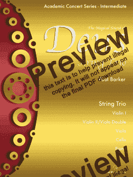 page one of Deus String Trio 