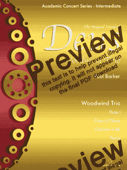 page one of Deus Woodwind Trio 