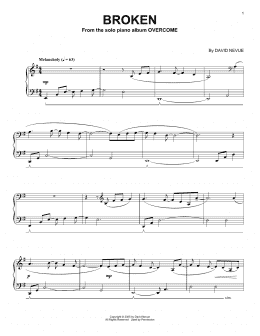 page one of Broken (Piano Solo)