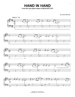 page one of Hand In Hand (Piano Solo)