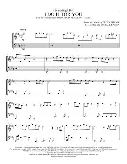 page one of (Everything I Do) I Do It For You (Instrumental Duet)